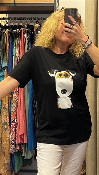 Köpek Baskılı Tshirt