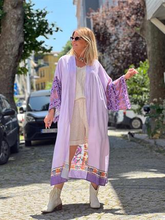 Lila Kaplan Desen Kimono