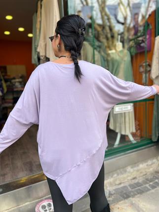 Lila Verev Salaş Bluz