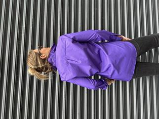 Mor Boyfriend Gömlek