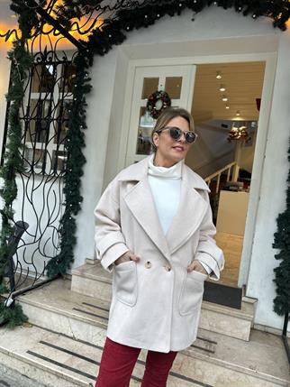 Oversize Kaşe Kaban