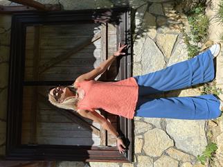 Paçası Dikişli Tensel Bol Paça Pantolon