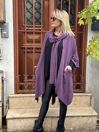 Şal Yaka Triko Hırka