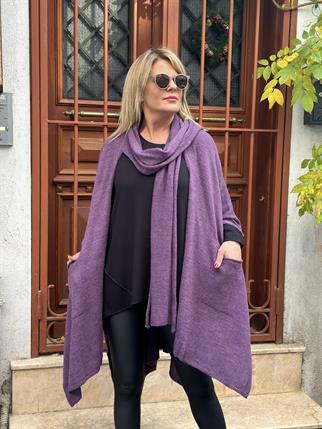 Şal Yaka Triko Hırka