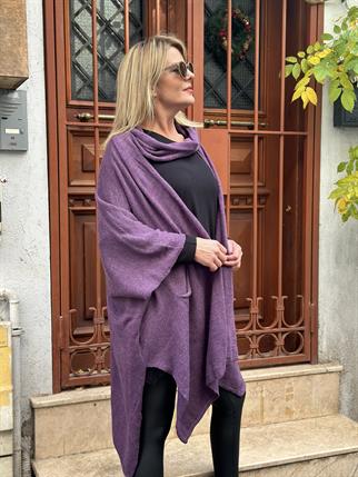 Şal Yaka Triko Hırka