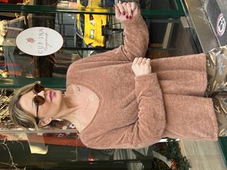 V Yaka İthal Angora Triko