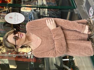 V Yaka İthal Angora Triko