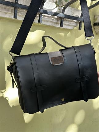 Vegan Deri Kanvas Unisex Çanta