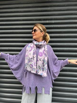 Yıkamalı Dilimli Triko