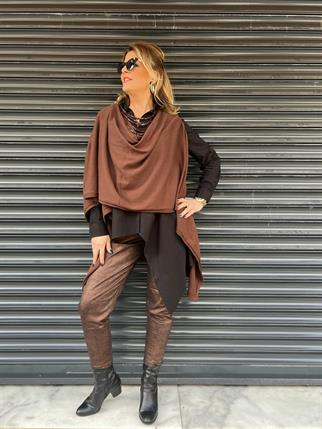 Yılan Derisi Desenli Pantolon