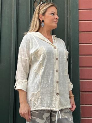 Yıldızlı Kapüşonlu Ceket