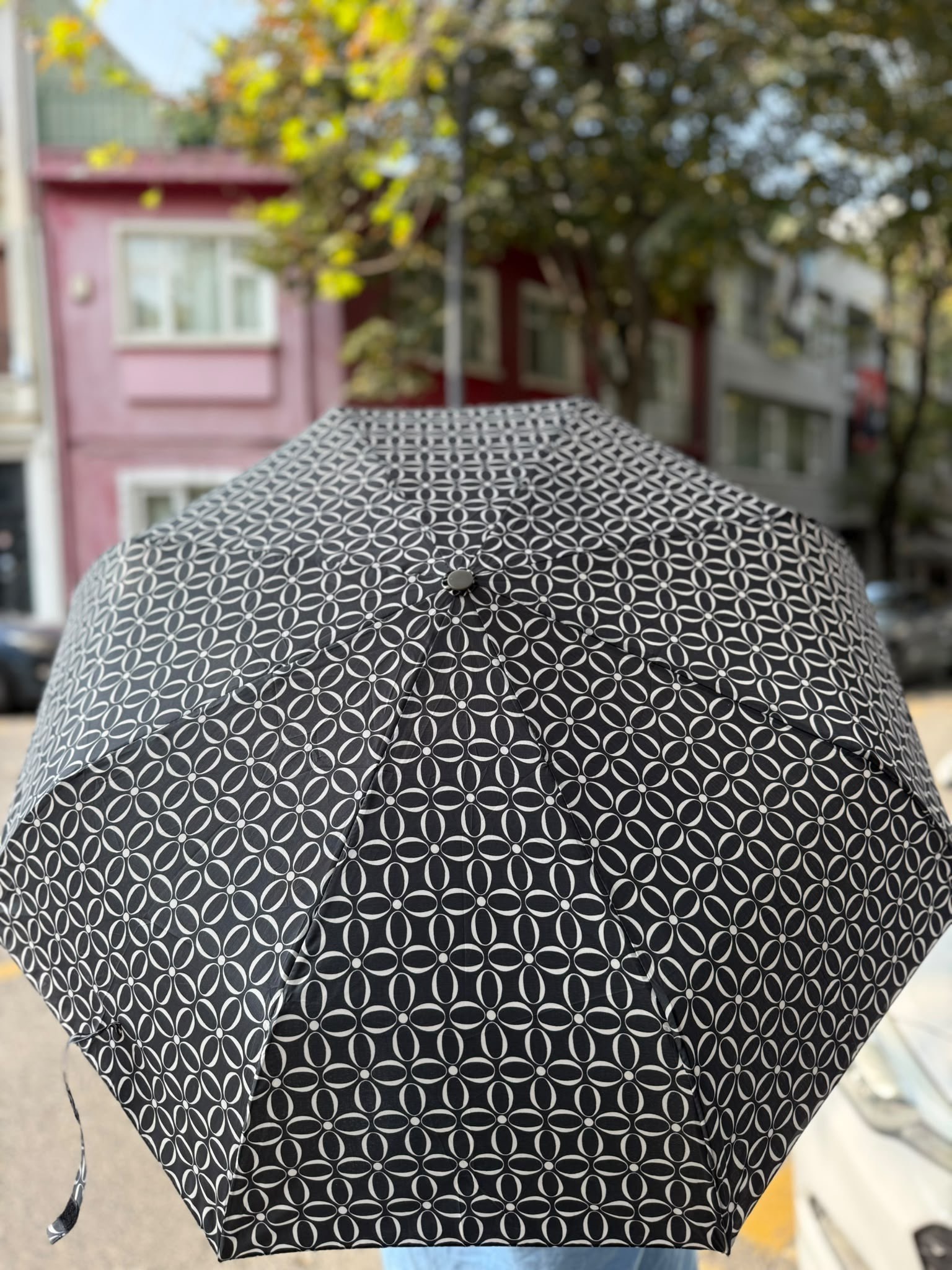 Tam Otomatik Çiçekli Şemsiye