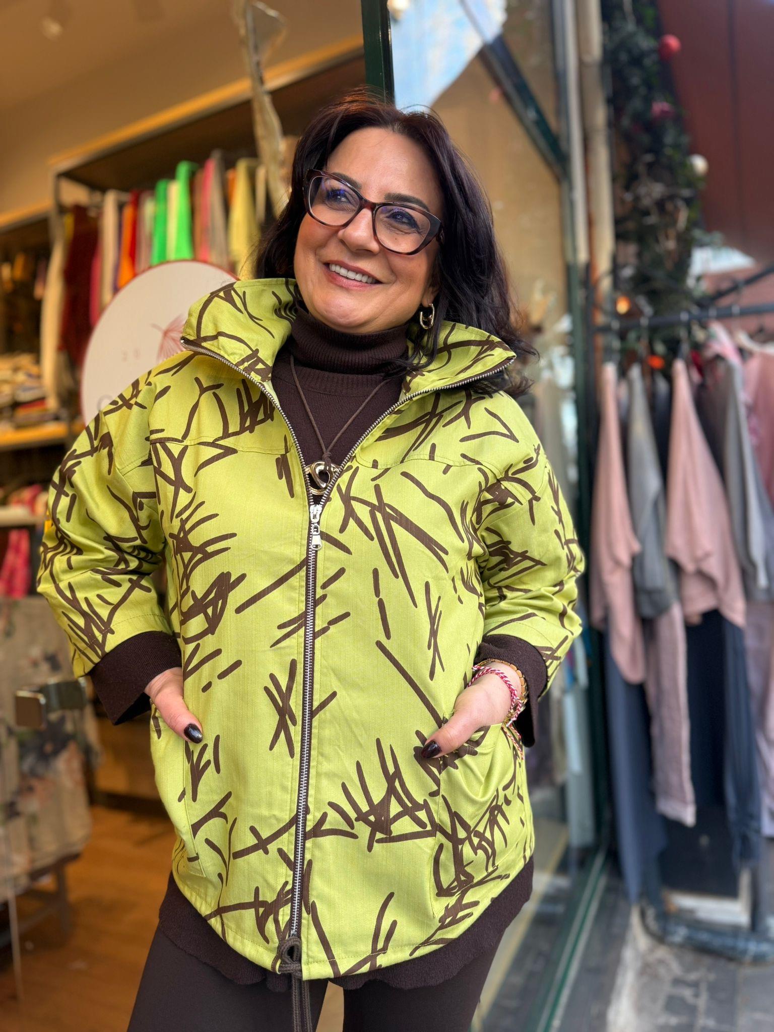 Fermuarlı Cepli Ceket