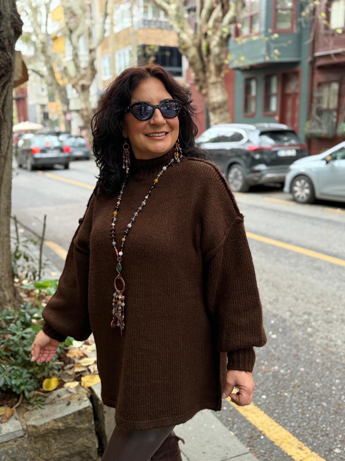 Yumoş Ters Dikişli Kazak