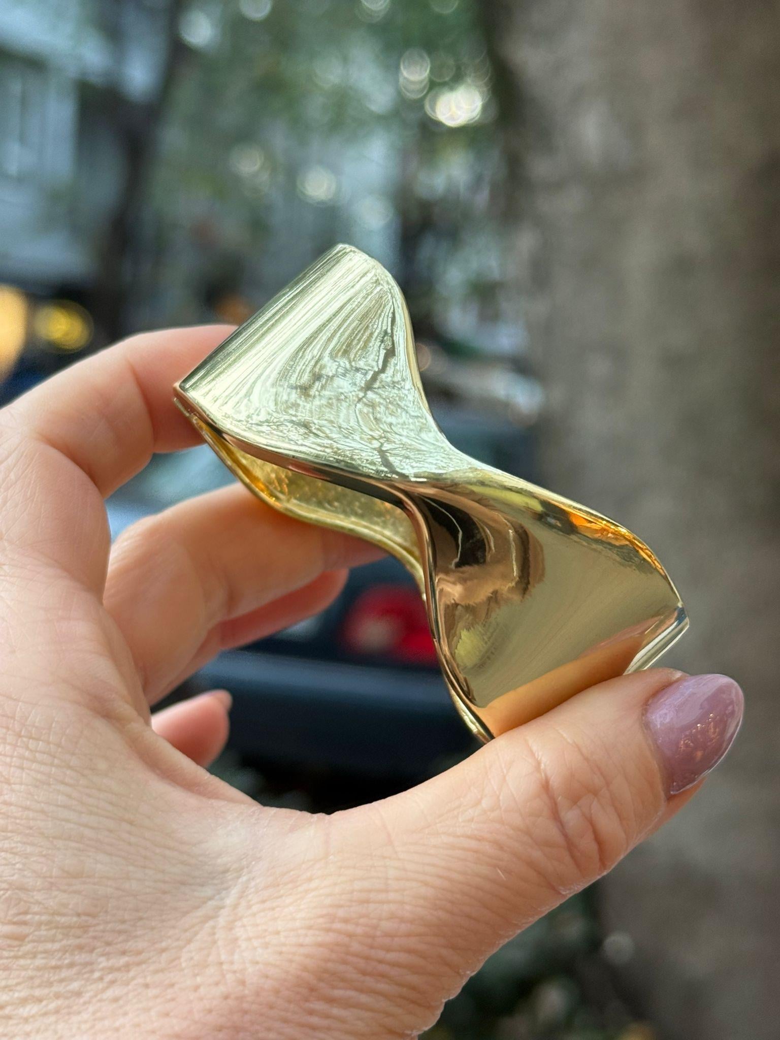 Tasarım Gold Kelepçe No5