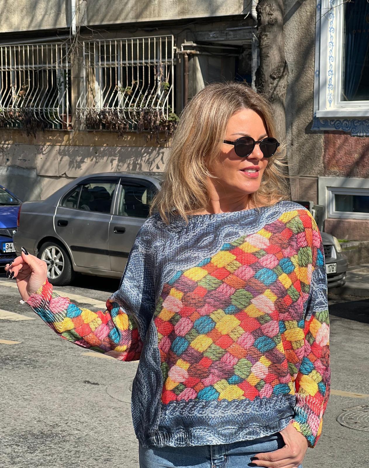 Örgü Desenli Merserize