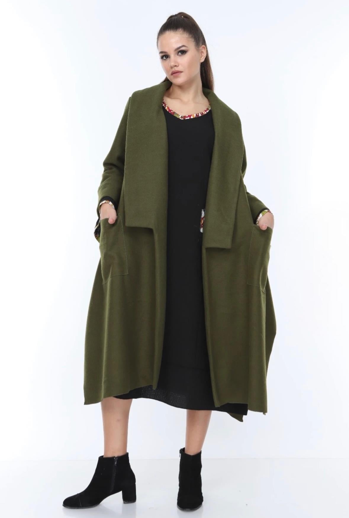 Haki Tasarım Kaşe Kaban