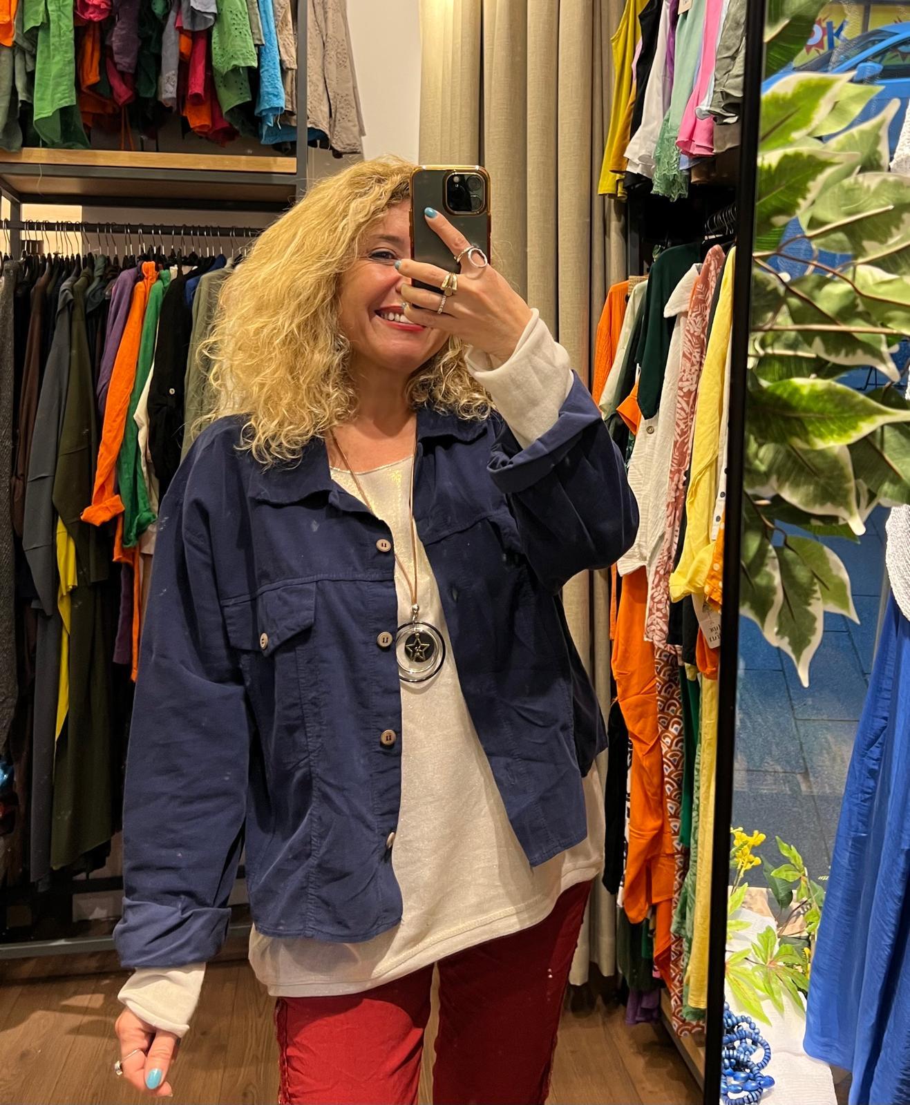 İthal İnce Fitilli Kadife Ceket