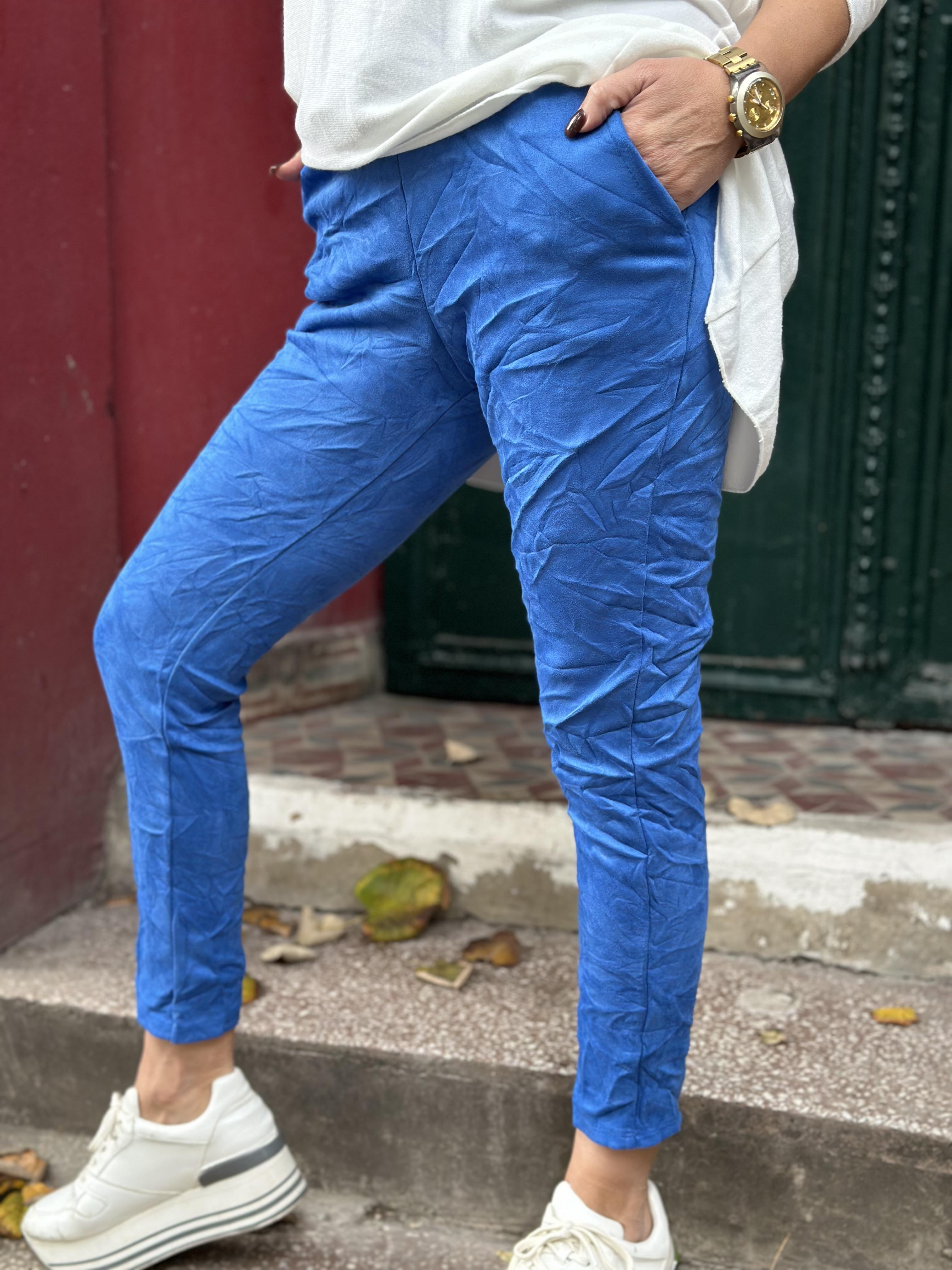 İthal Likralı Çubuk Pantolon