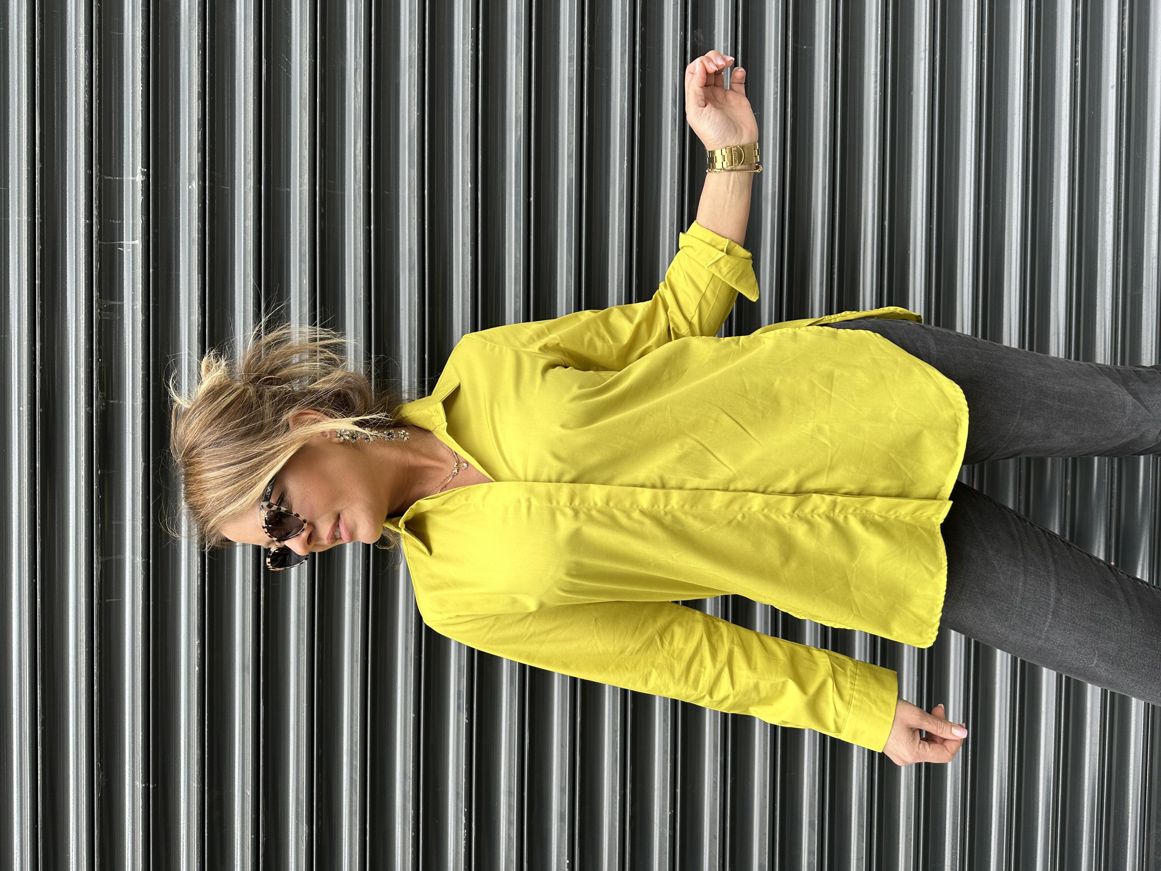 Limon Küfü Boyfriend Gömlek