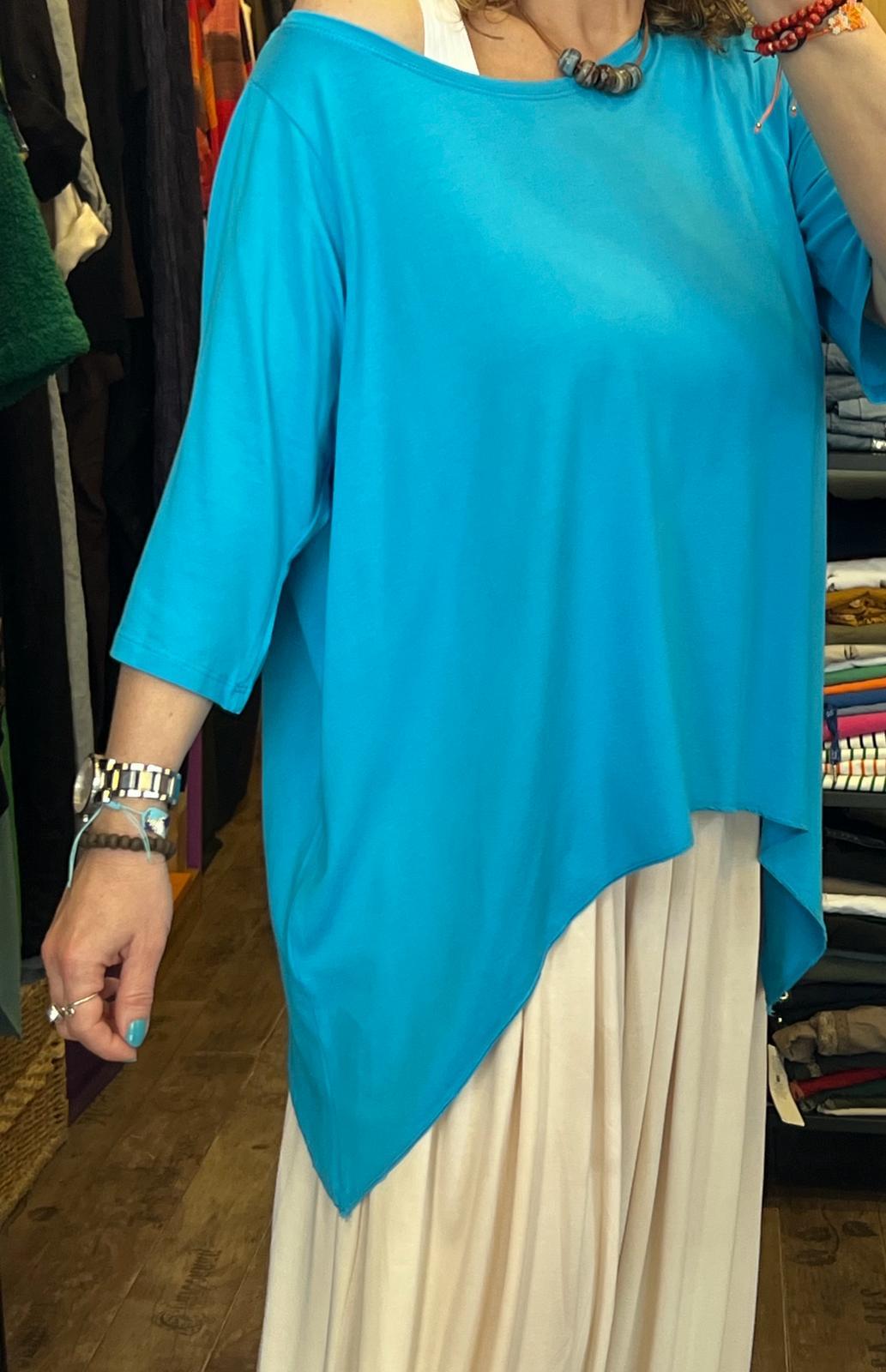 Mavi Crop Bluz