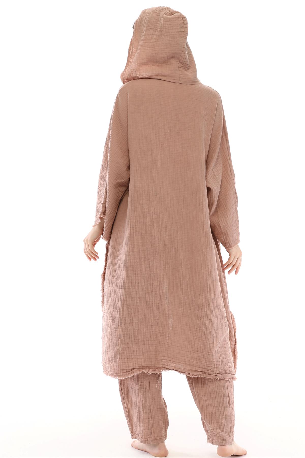 Pudra Müslin Kaftan