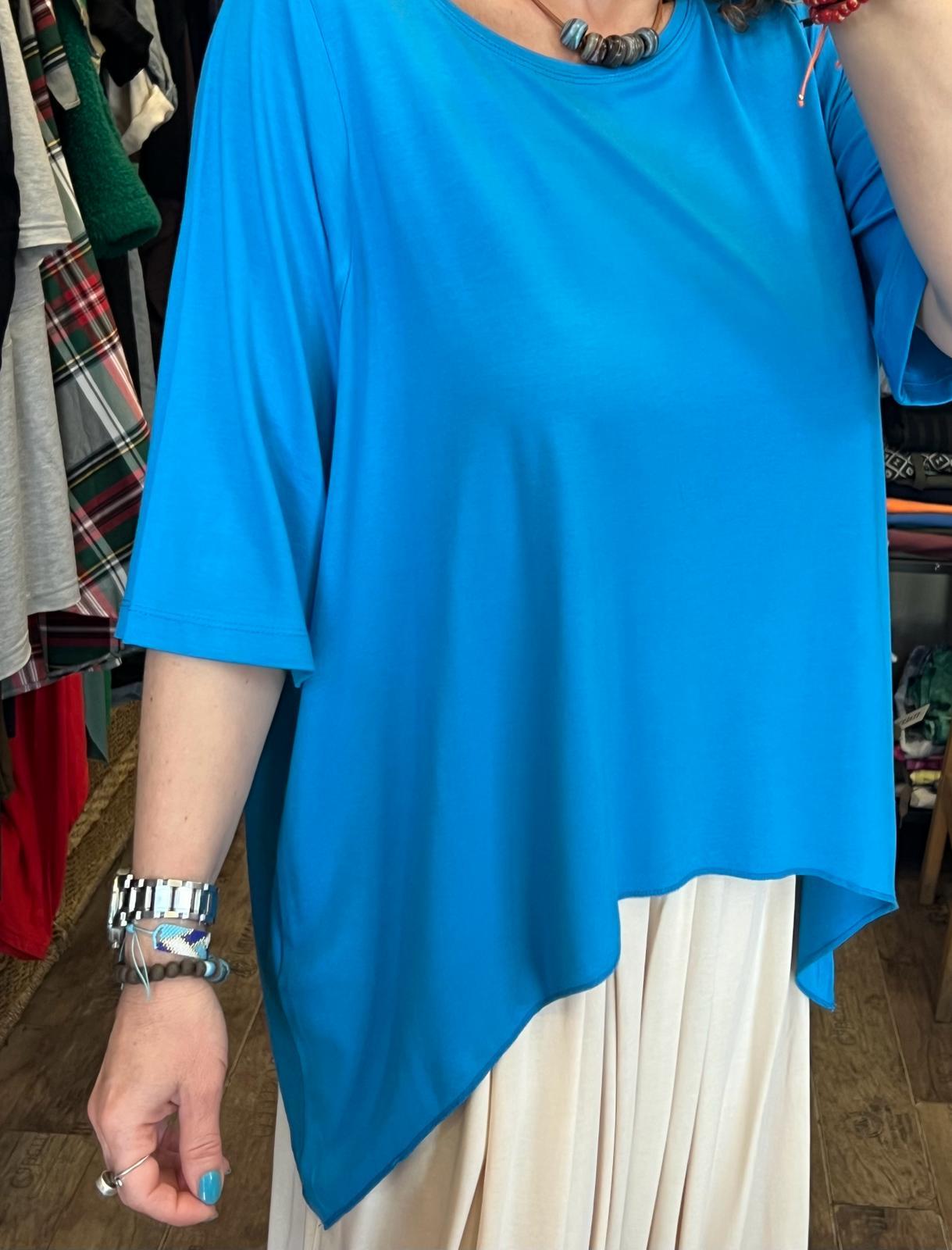 Turkuaz Crop Bluz