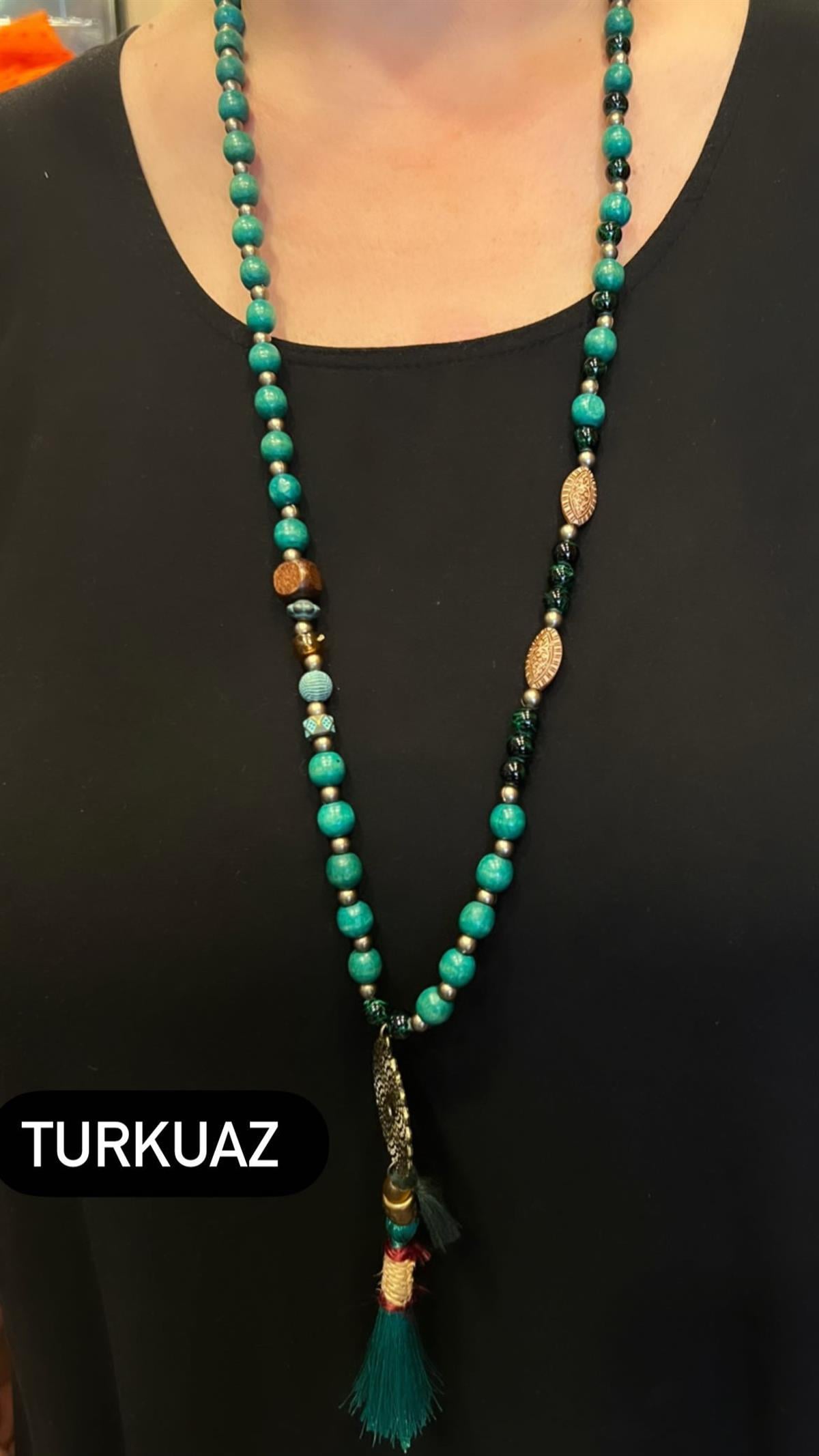 Turkuaz İyilik Kolyesi
