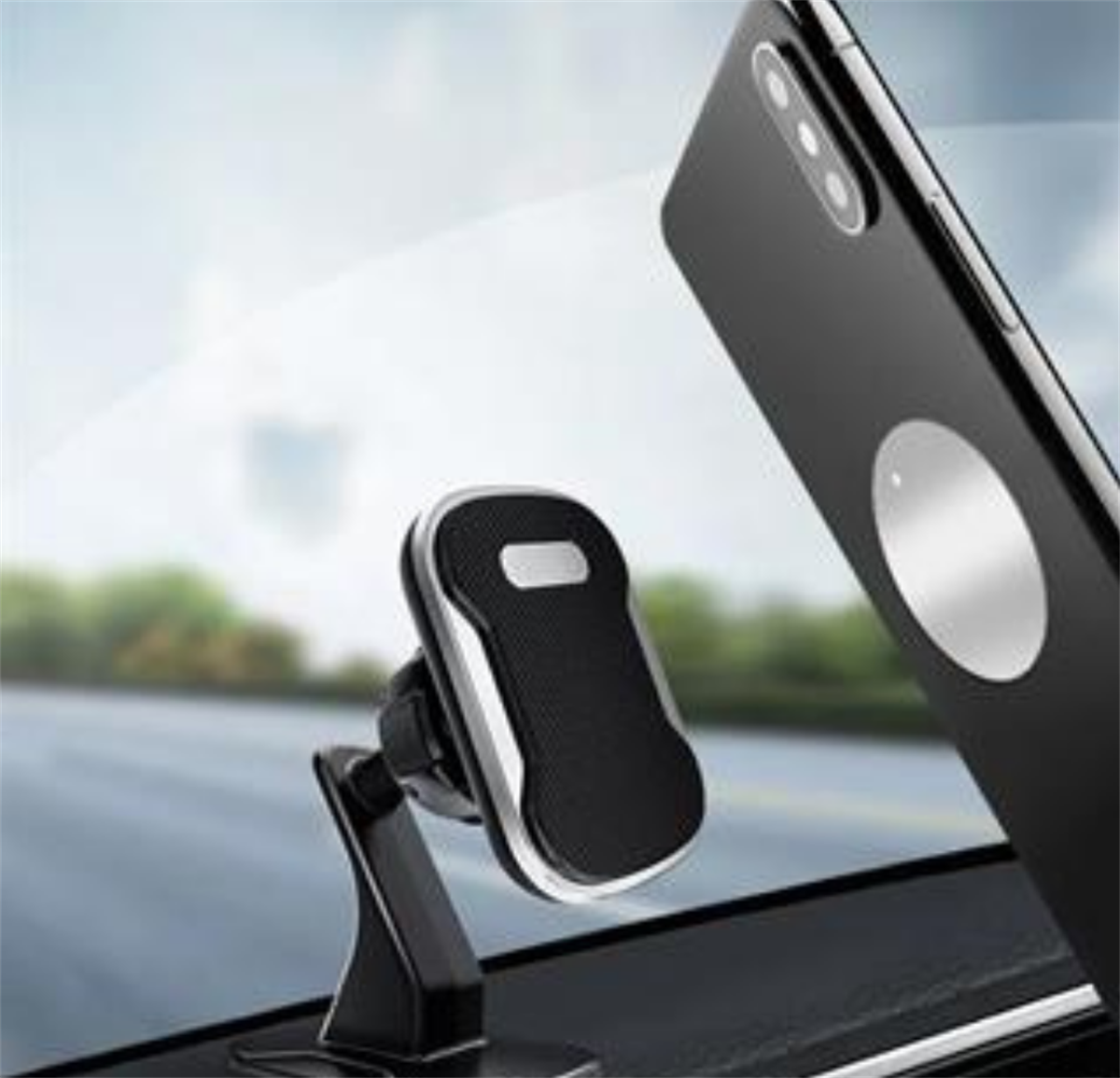 LivX Privity Serisi Mıknatıslı Araç İçi Telefon Tutucu Vantuzlu Magnet 360 Derece Telefon Tutucu UGL
