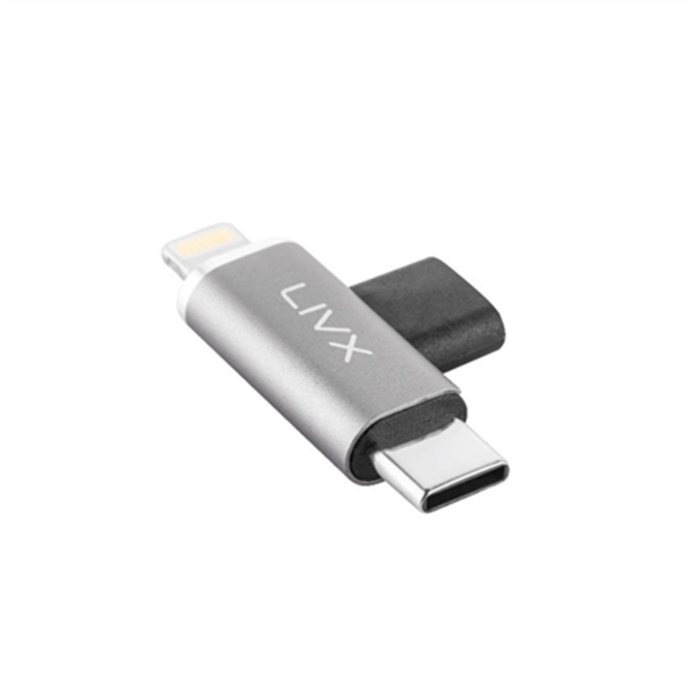 LivX Type C to Lightning/Type C Çevirici Dönüştürücü OTG Adaptör OTGBT