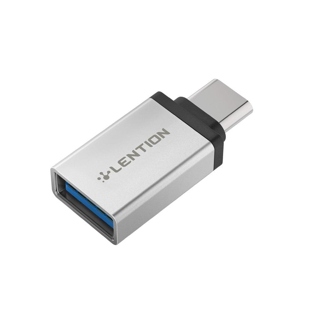 Lention Type C To Usb 3.0 Çevirici Dönüştürücü Otg Adaptör Gümüş C3