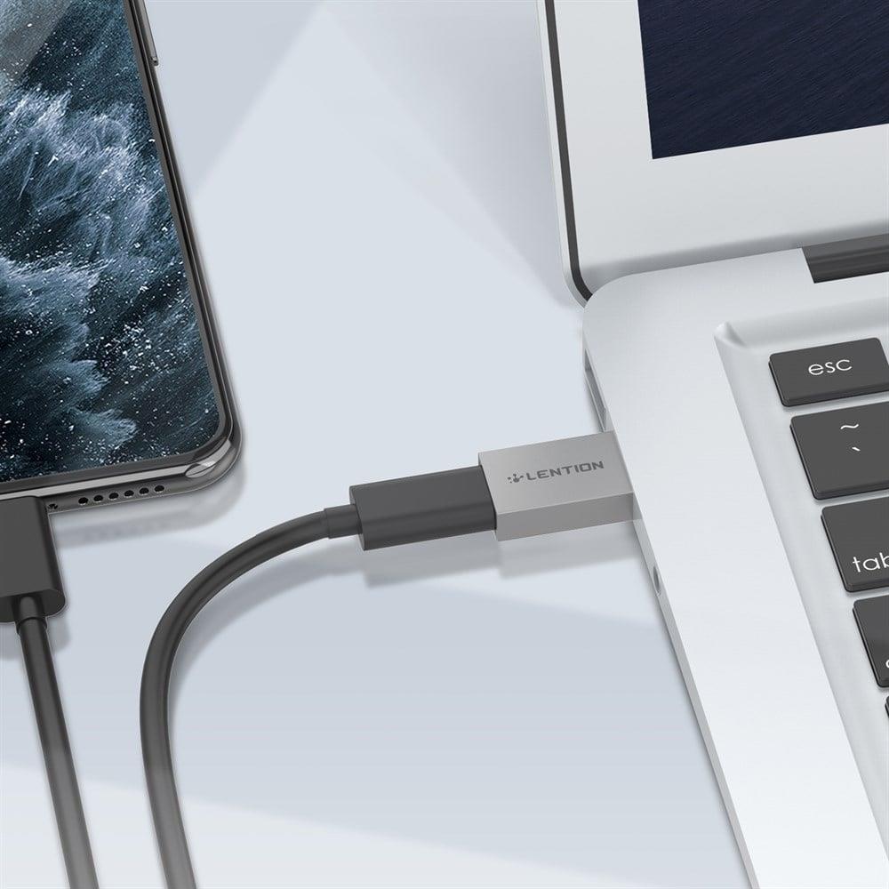 LENTION USB-auf-USB-Adapter (OTG) – 1 Stück, Für USB-Geräte