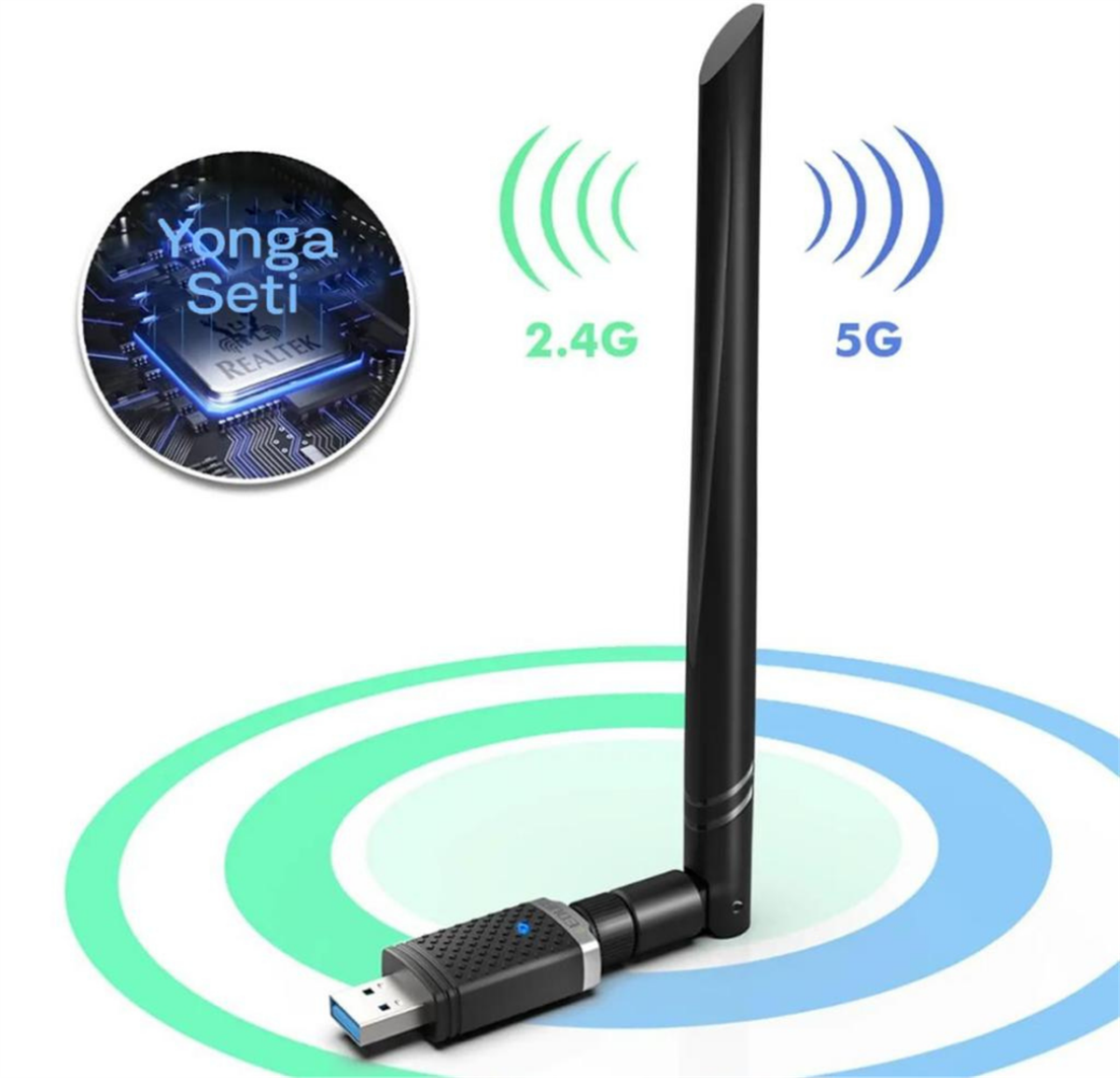 LivX Edup USB Wifi Pro Sinyal Yakınlaştırıcı – Güçlendirici Adaptör Kart 1300 MBPS EP-AC1686