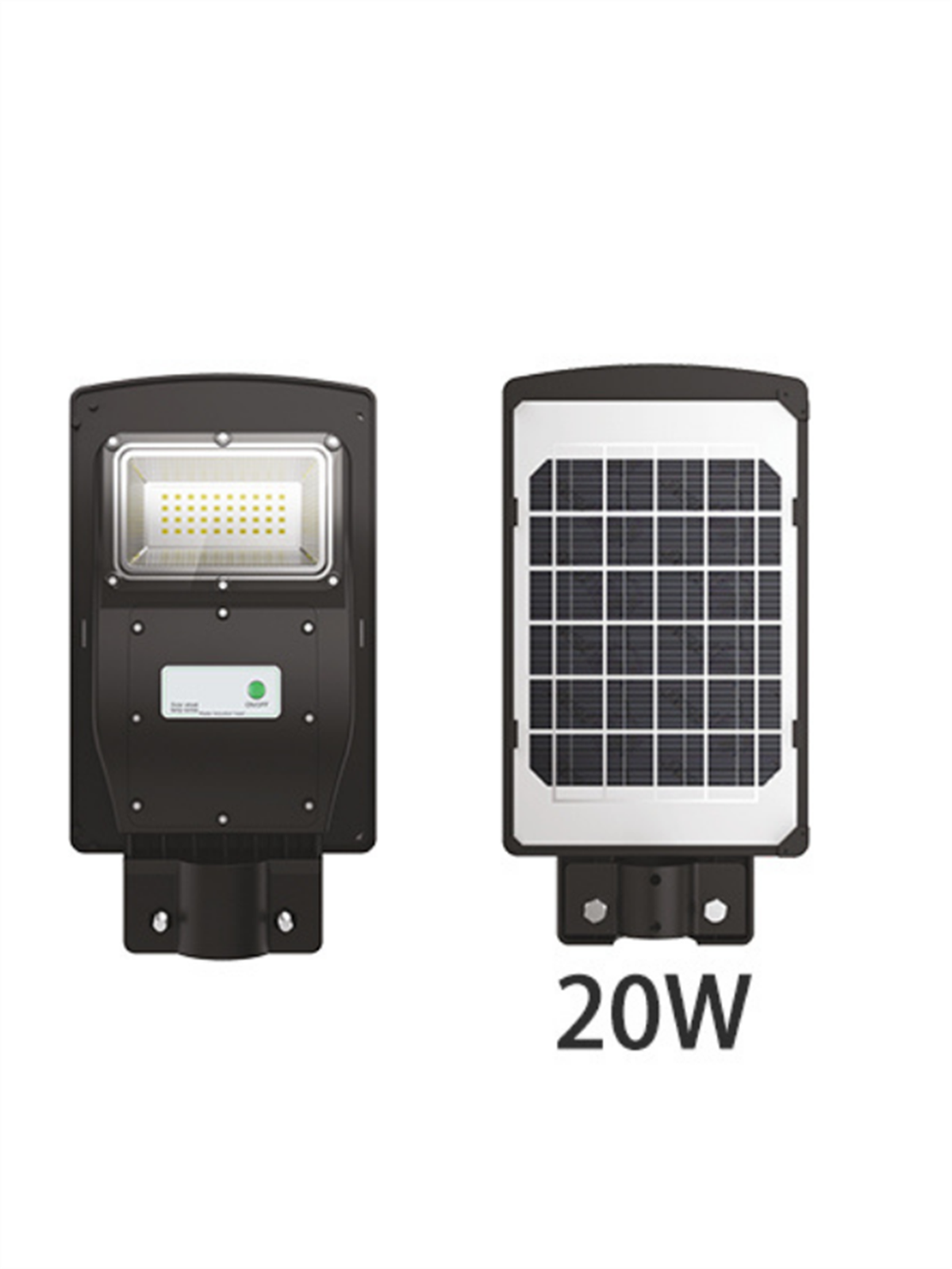 LivX Güneş Panelli Bahçe Sokak Lambası Solar Lamb Güneş Enerjili Lamba 20W SLTP