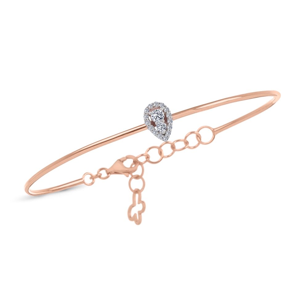 0.21 Karat Pırlantalı Damla Bileklik