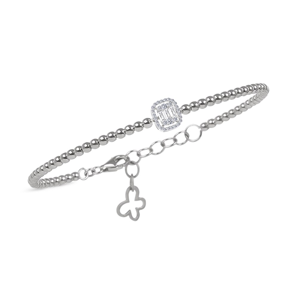 0.32 Karat Pırlantalı Baget Bileklik