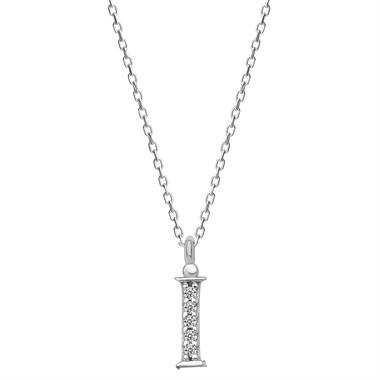 İ Harfi Pırlantalı Altın Kolye