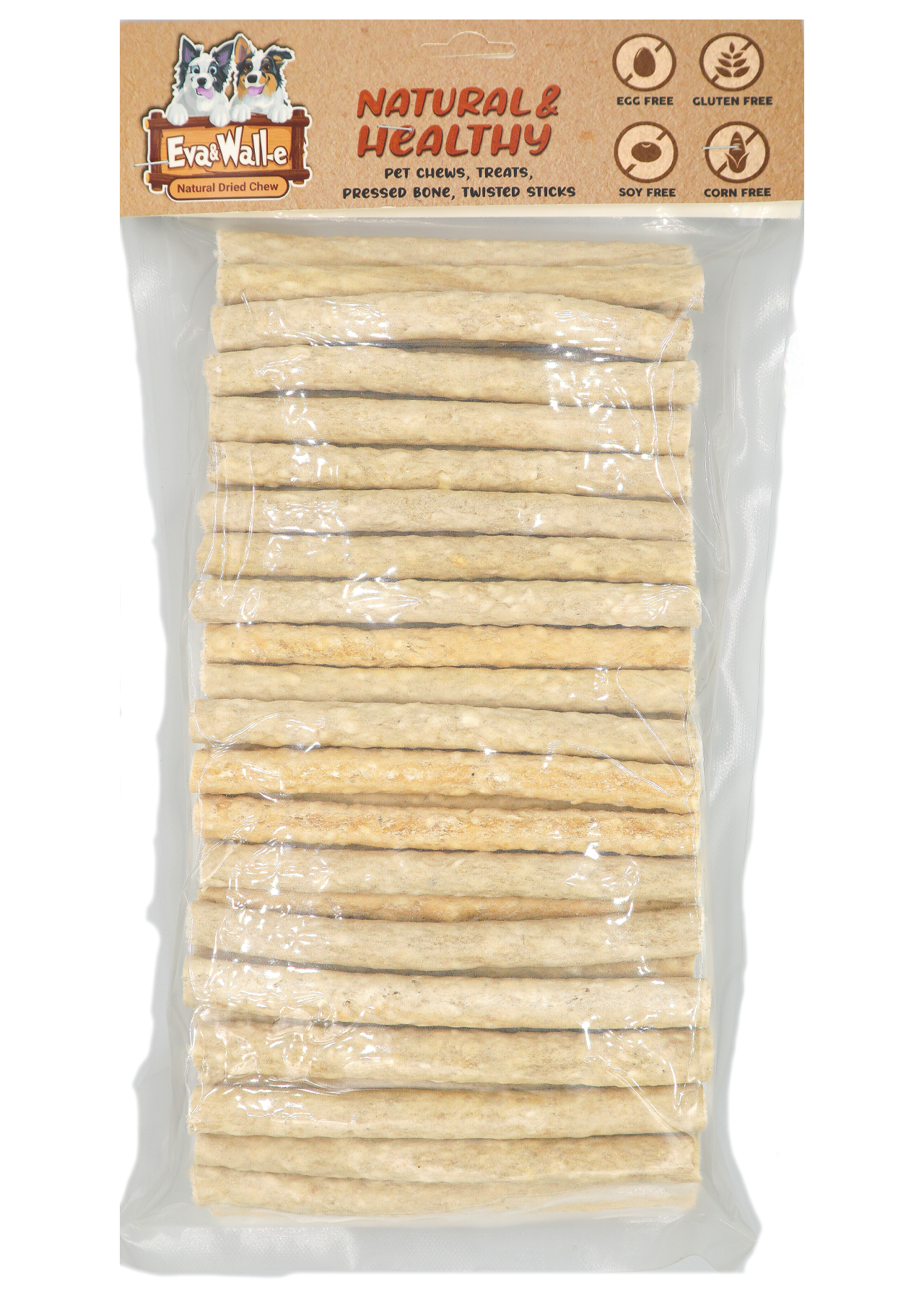 Doğal Munchy Köpek Ödül Çubukları 13cm 500g | Orta ve Büyük Irk Köpekler İçin Doğal Ödül & Çiğneme Çubuğu