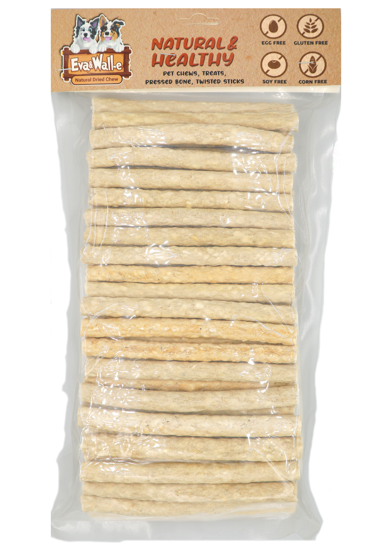 Doğal Munchy Köpek Ödül Çubukları 13cm 500g | Orta ve Büyük Irk Köpekler İçin Doğal Ödül & Çiğneme Çubuğu