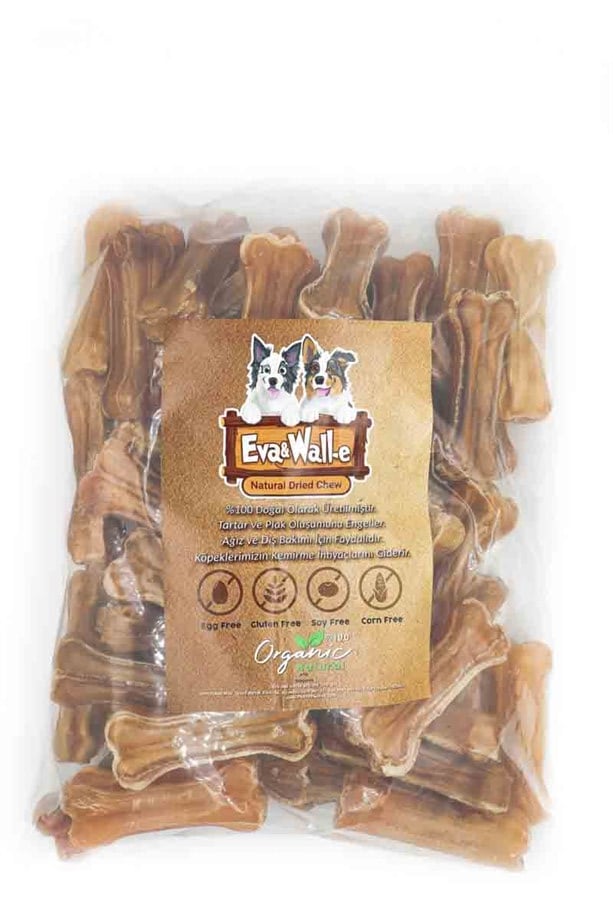 Eva and Wall-E Doğal Beyaz Kemik 50 Adet 7cm Küçük Irk ve Yavru Köpekler İçin 20-25 Gr