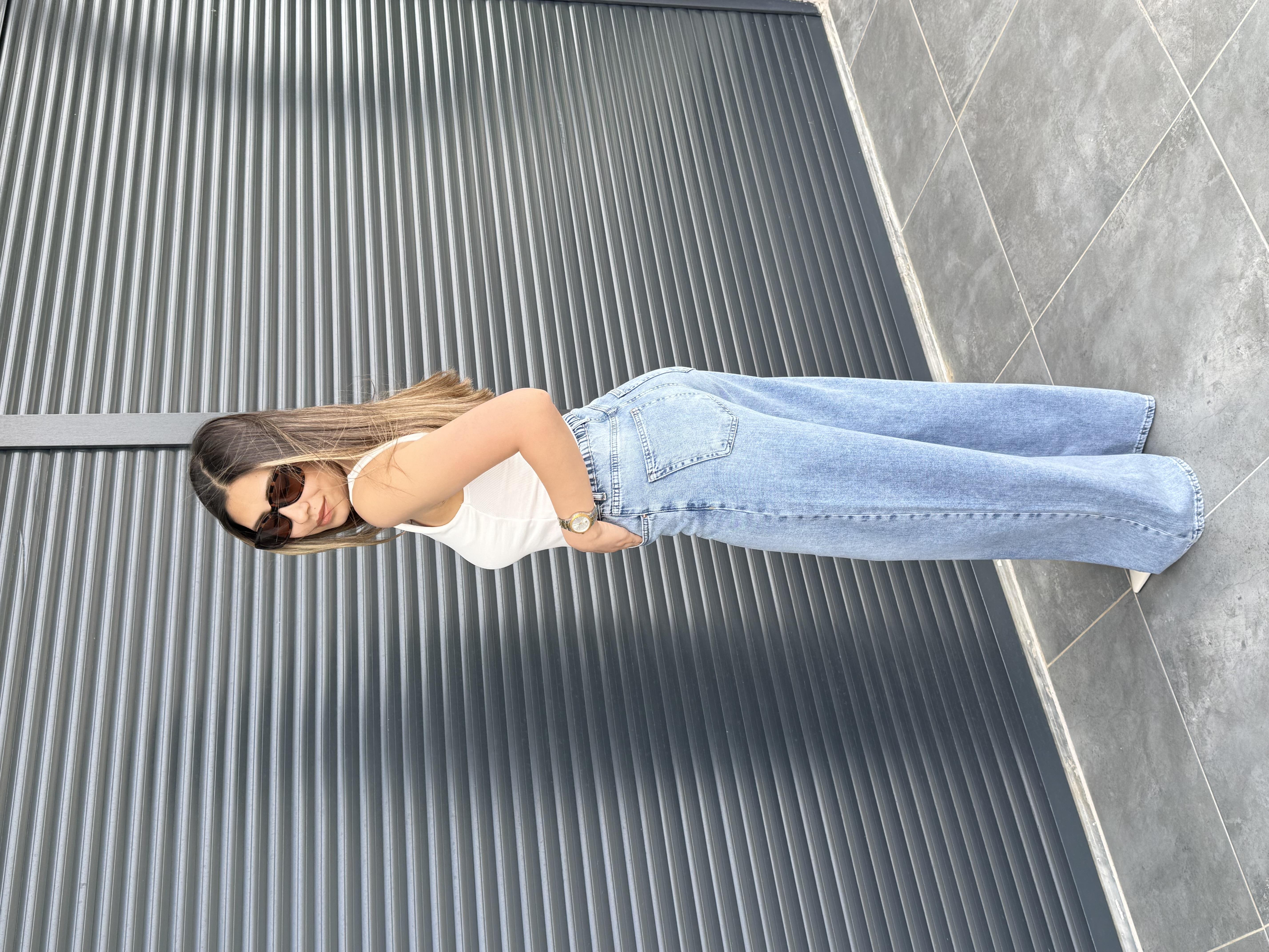 Karol Beli Lastikli Tensel Jean 