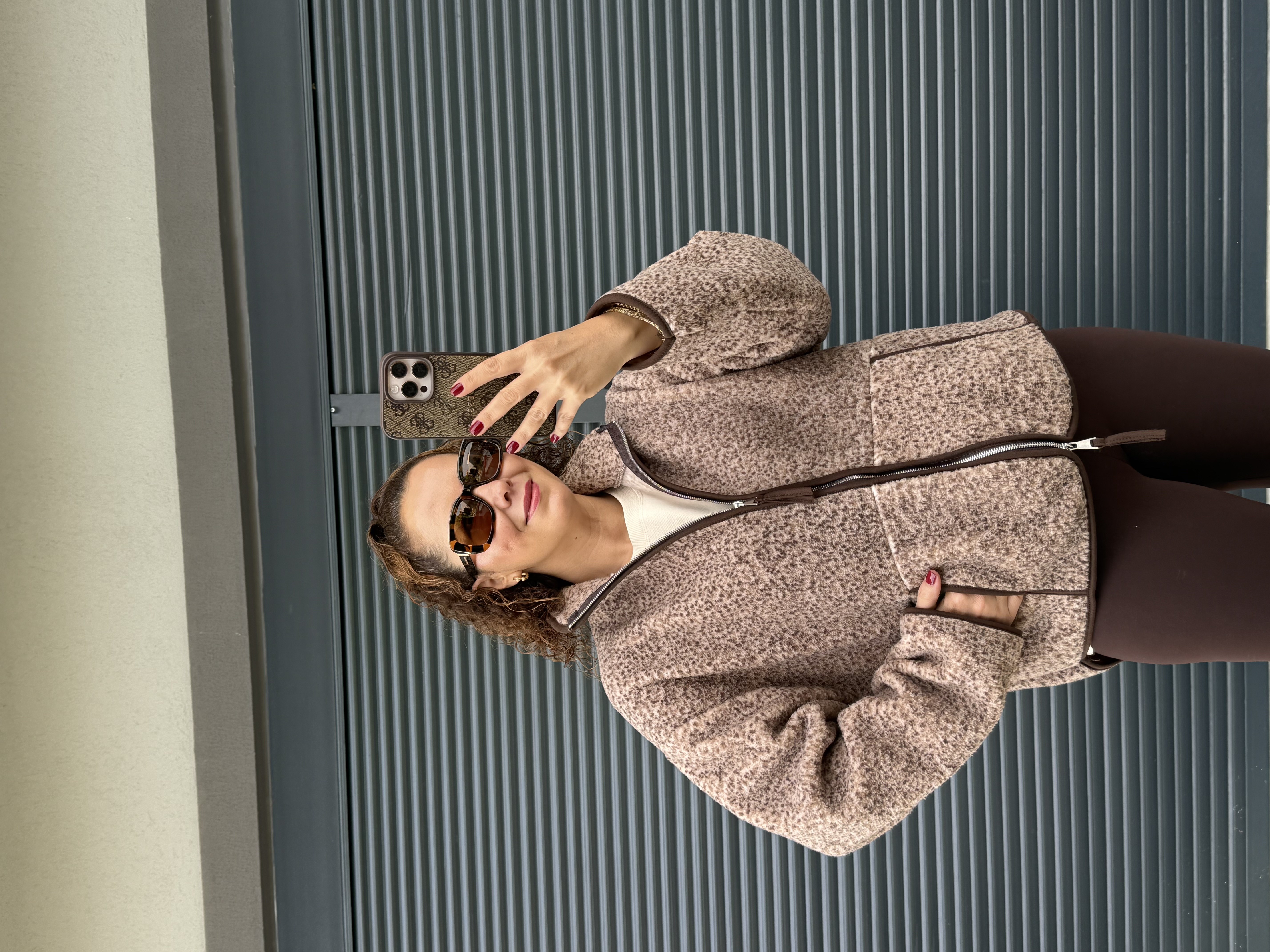 Kırçıllı Fermuarlı Polar Sweat 