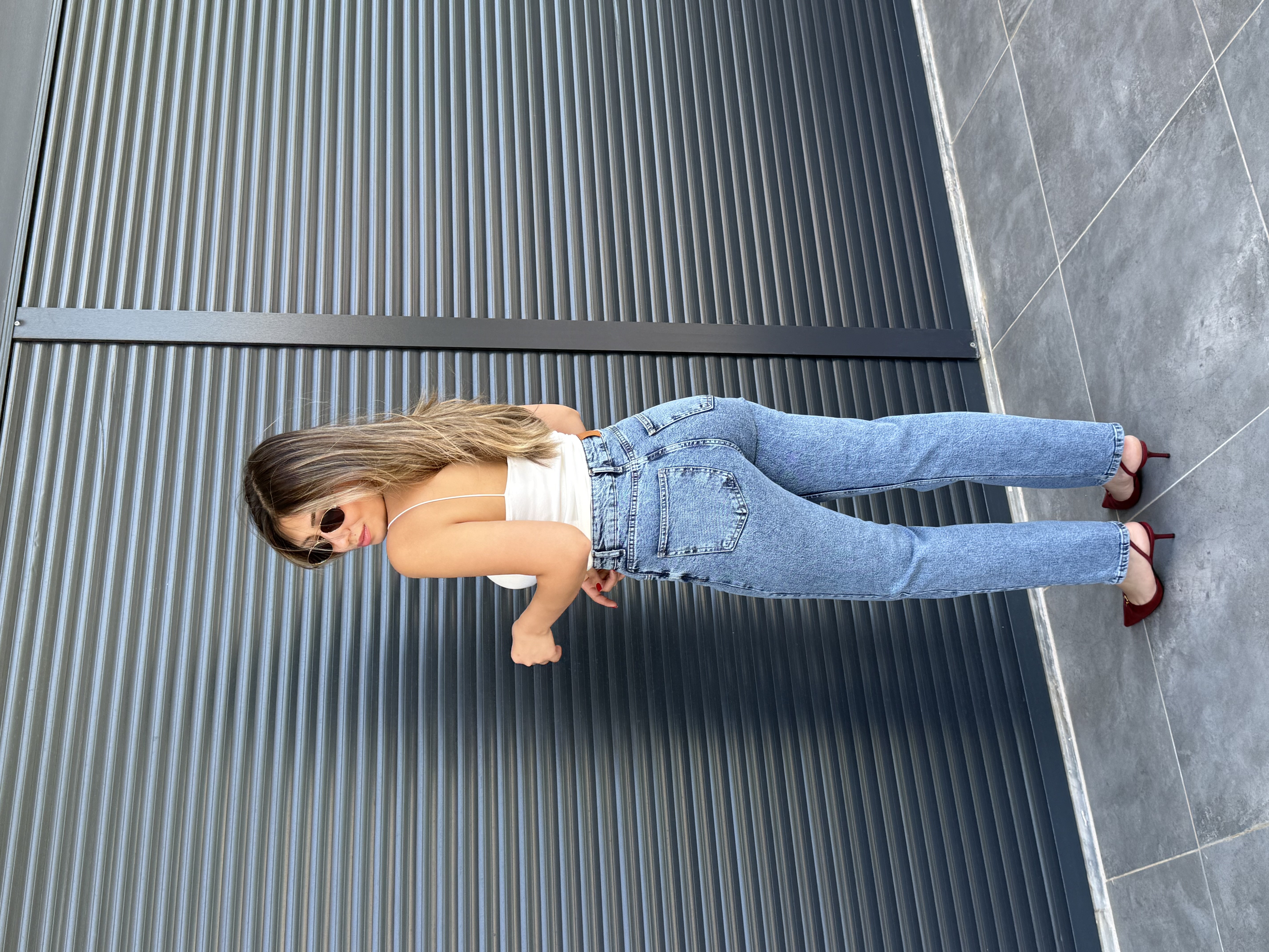 Premium Kalem Paça Toparlayıcı Boy Fit Jean Orta Mavi