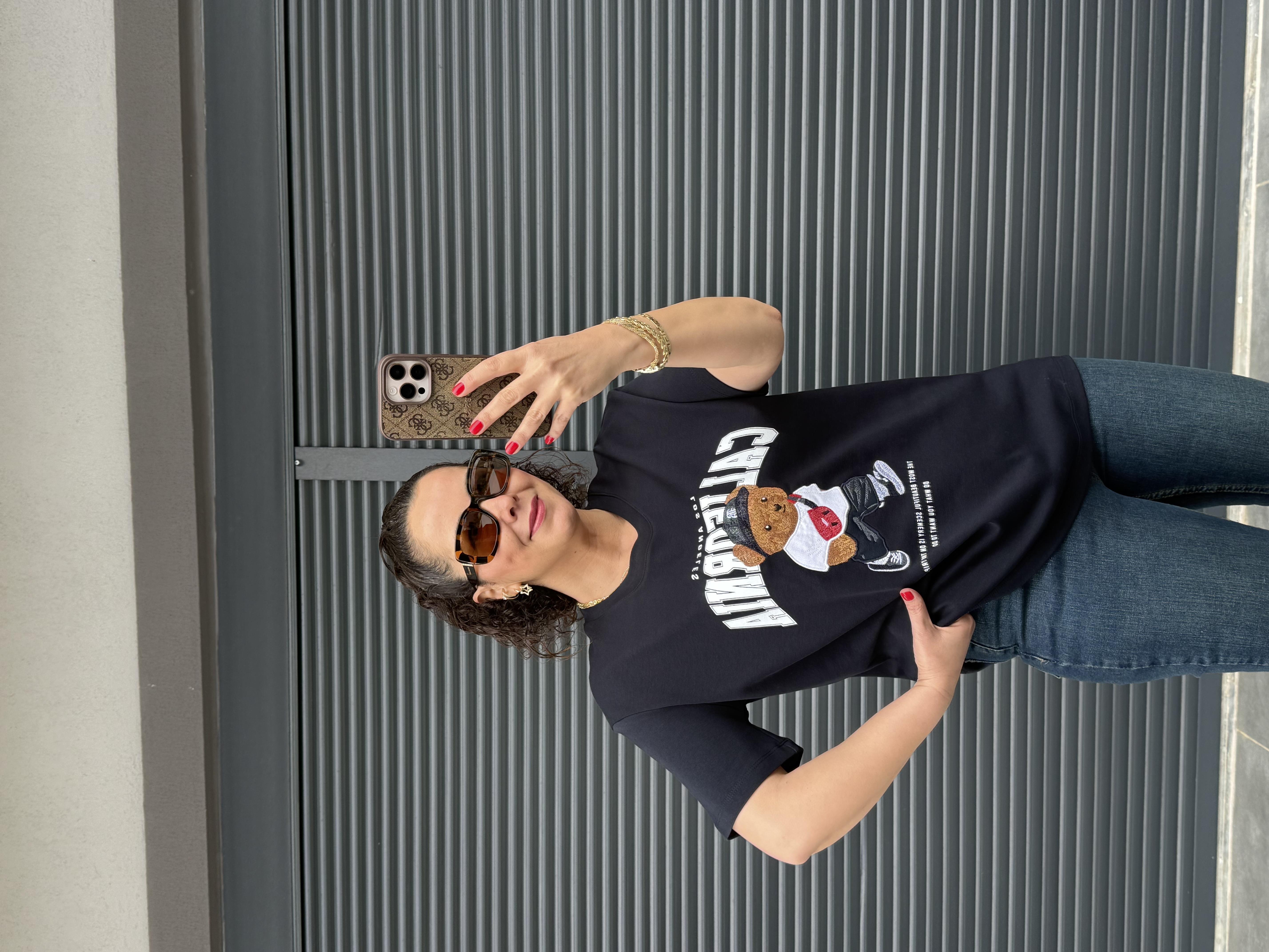 Tedy California T-Shirt  Lacivert