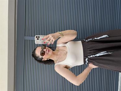 Dilvin Askılı Bodysuit  Taş