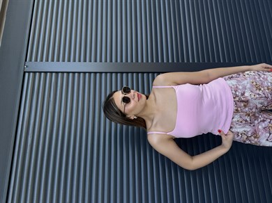 Dilvin Bra Askılı Atlet Pembe