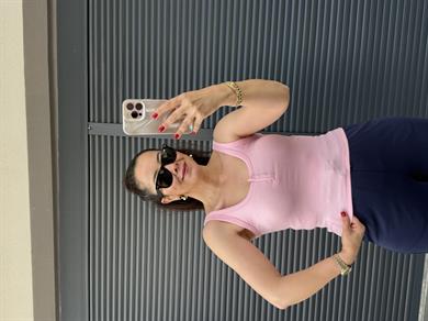 Dilvin Önü Çıtçıtlı Atlet Pembe