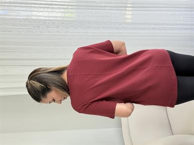 Dilvin Önü Dikiş Detaylı T-Shirt Bordo