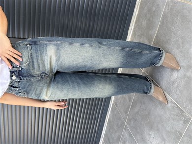 Dilvin Yanları Parçalı Balon Jean Tint