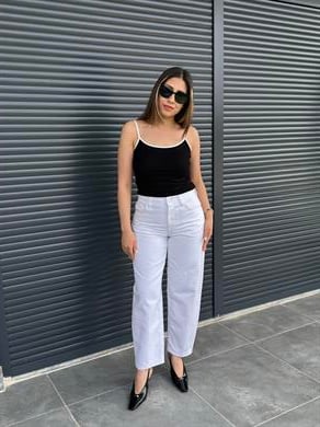 Karol Beyaz Mom Jean 